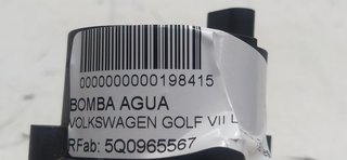 VOLKSWAGEN GOLF VII LIM. (5G1) Business BlueMotion Tech. BOMBA AGUA