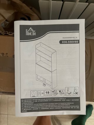 Mesa escritorio plegable /extensible con estantes