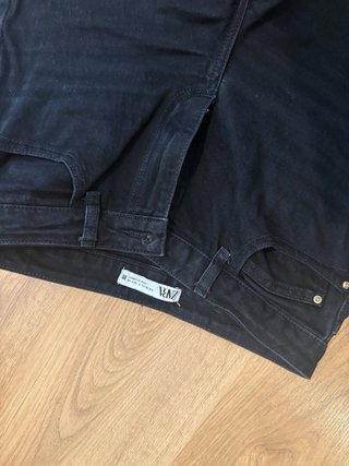Zara Jeans Negros Anchos