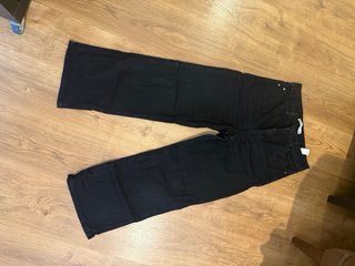 Zara Jeans Negros Anchos