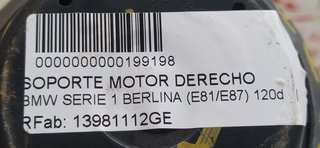 BMW SERIE 1 BERLINA (E81/E87) 120d SOPORTE MOTOR DERECHO
