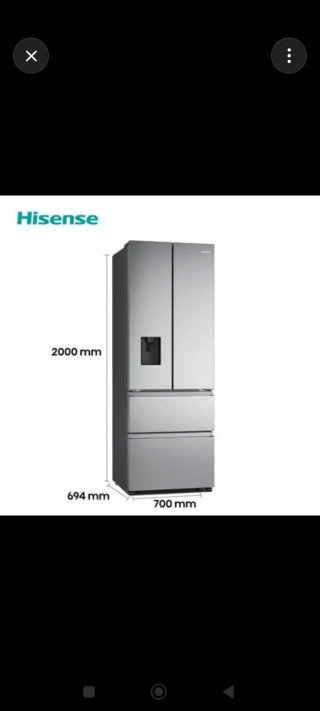 Nevera Hisense Americana Nueva 485L