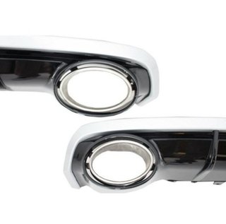 Difusor trasero Audi A6 C7 look RS6