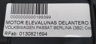 VOLKSWAGEN PASSAT BERLINA (3B2) Comfortline MOTOR ELEVALUNAS DELANTERO DERECHO