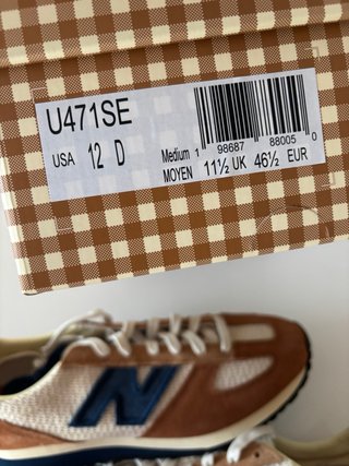New Balance 471 Sezane Talla 46.5