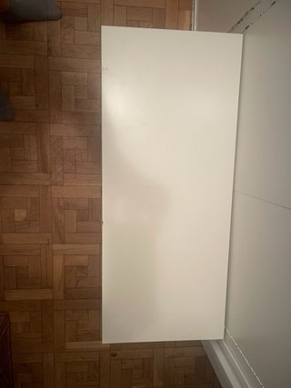 Banco zapatero blanco de madera y metal