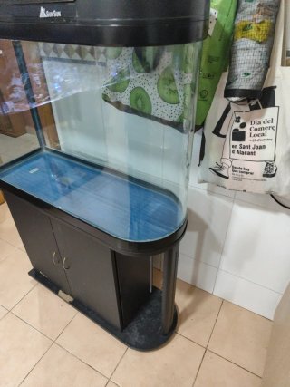 Acuario 100L con Mueble Negro