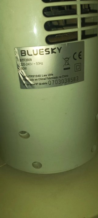 Ventilador de Torre Bluesky Blanco