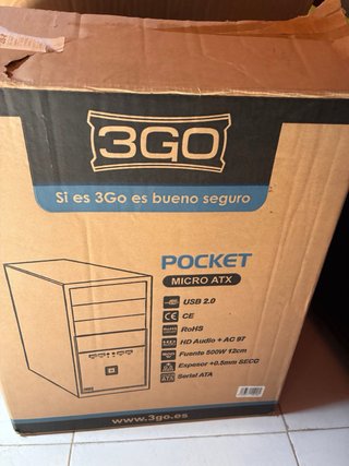Caja PC 3GO POCKET Micro ATX 500W