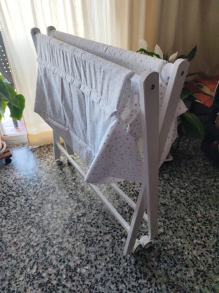 Minicuna Tijera Tipi Oso Blanco