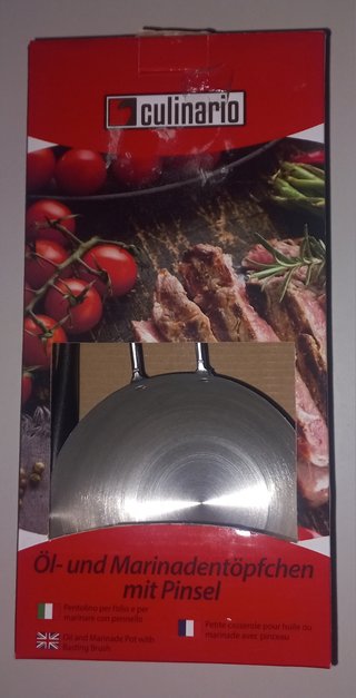 Set per salse barbecue con pennello per marinare.