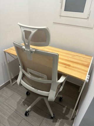 Scrivania pieghevole Sklum in legno e metallo
