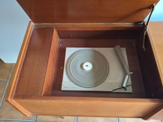 Mueble Radio Philips Vintage Madera