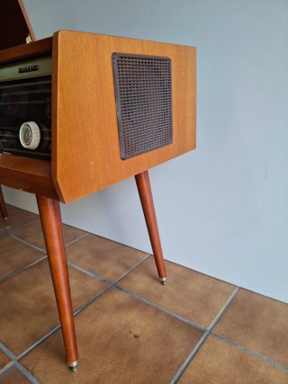 Mueble Radio Philips Vintage Madera