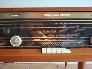 Mueble Radio Philips Vintage Madera