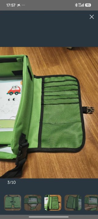 Mesa de viaje para niños plegable