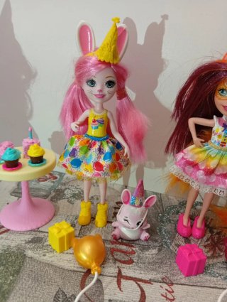 Enchantimals Fiesta Cumpleaños Muñecas