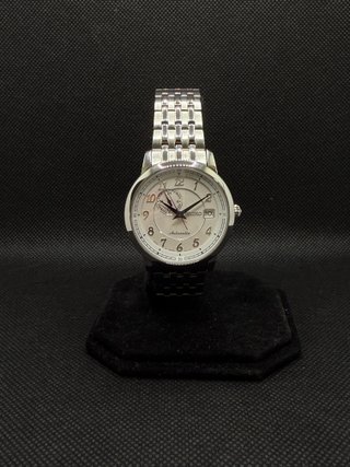 Reloj Seiko Automático Plata y Blanco