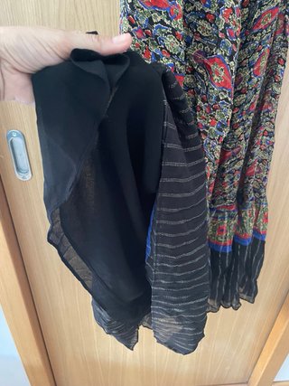 Vestido largo Zara estampado bohemio