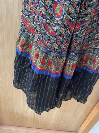 Vestido largo Zara estampado bohemio