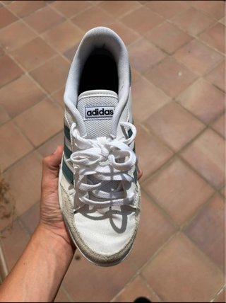 Adidas Breaknet Tenis Blancas y Verdes
