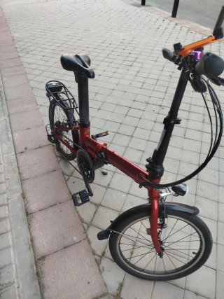 Bicicleta eléctrica plegable