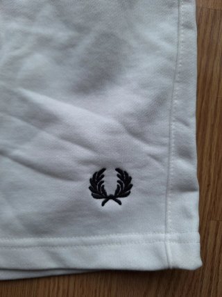 Pantalón corto Fred Perry Talla M Blanco
