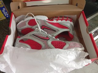 Zapatillas Nike Air Zoom Spiridon Rojas/Plata