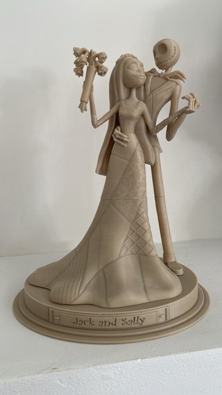 Figura Jack y Sally en su Boda