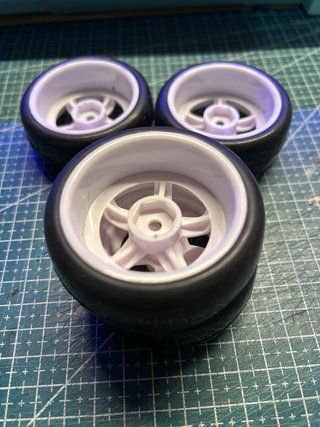 Juego Ruedas RC 1/10 Asfalto Slick (4 uds)