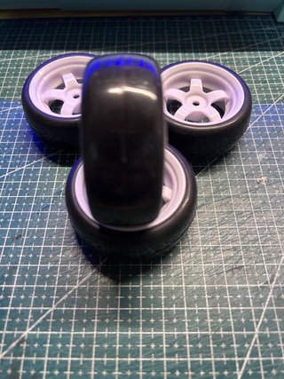 Juego Ruedas RC 1/10 Asfalto Slick (4 uds)