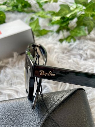 Gafas de Sol Ray-Ban Wayfarer Negro Lente Verde