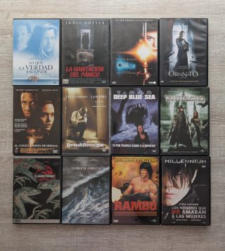Películas en DVD 1x3€ / 4x10€ / 10x20€