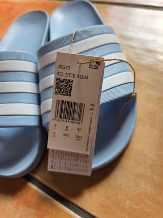 Chanclas Adidas Azul Talla 42
