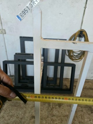 Reja de hierro macizo