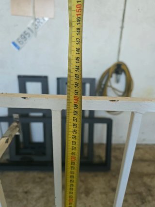 Reja de hierro macizo