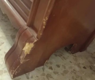 Recibidor cómoda con encimera de mármol