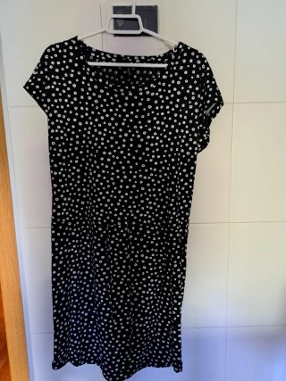 Vestido Only floral azul marino