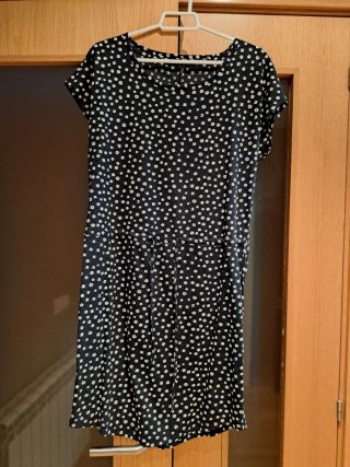 Vestido Only floral azul marino