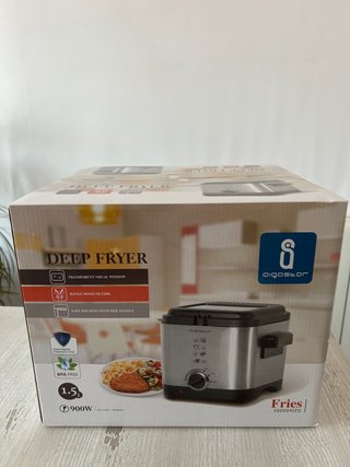 Freidora Eléctrica Aigostar 1.5L 900W
