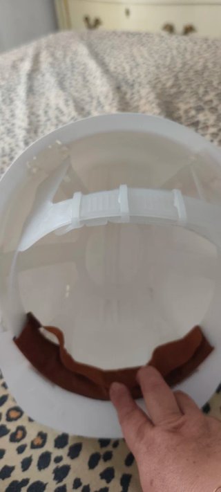 Casco de obra blanco