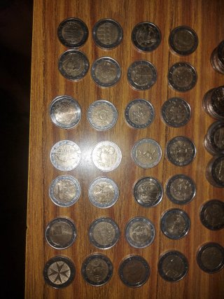 Monedas 2 Euros Colección Todo el lote entero