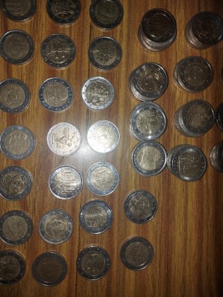 Monedas 2 Euros Colección Todo el lote entero