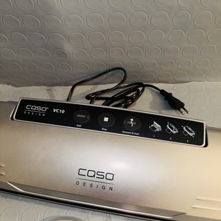 Envasadora al vacío doméstica CASO VC 10 soldadura 30cm app Food Manager