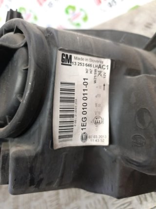 Faro Izquierdo Opel Astra J