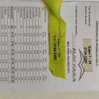 Parapente Macpara Eden 7 Talla 24 (S)
