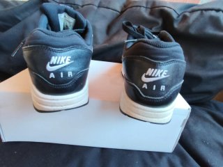 Nike Air Max 1 Nero Bianco Argento