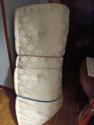 Colchón antiguo de lana