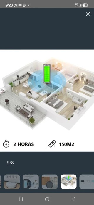 Aspiradora Robot Inteligente Nueva con App