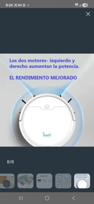 Aspiradora Robot Inteligente Nueva con App
